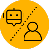 Support icon representing AI assistant and realtor guidance services